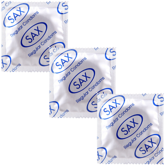 Sax Regular Latex Condoms 53mm 144 Pack - - Condoms