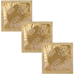 Sax Max Fit Straight Shafted Latex Condoms 60mm 144 Pack - - Condoms