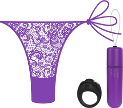 Screaming O Vibrating Panty Set With Remote Ring 4t High Pitch Treble - - Remote Control Vibrators