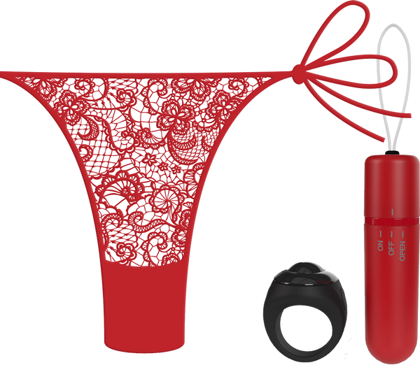 Screaming O Vibrating Panty Set With Remote Ring 4t High Pitch Treble - - Remote Control Vibrators