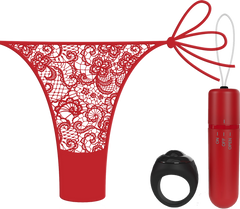 Screaming O Vibrating Panty Set With Remote Ring 4t High Pitch Treble - - Remote Control Vibrators