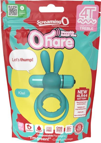 Screaming O Ohare 4T High Pitch Treble Mens Vibrating Penis Ring - - Vibrating Cock Rings