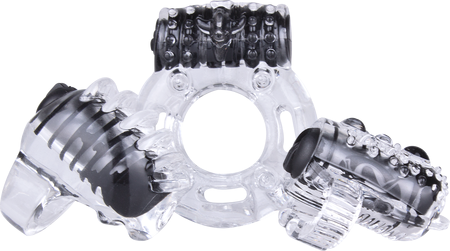 Screaming O Vibroman Super Stretchy Vibrating Cock Ring Black - - Vibrating Cock Rings