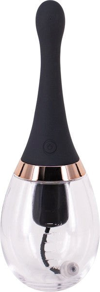 Seven Creations Rechargeable Automatic Anal Douche Black / Clear - - Enemas and Douches