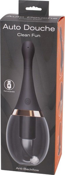 Seven Creations Rechargeable Automatic Anal Douche Black / Clear - - Enemas and Douches
