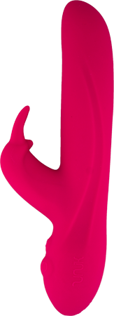 Seven Creations Unik Multi Function Rechargeable Rabbit Vibrator Red - - Rabbit Vibrators