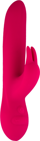 Seven Creations Unik Multi Function Rechargeable Rabbit Vibrator Red - - Rabbit Vibrators