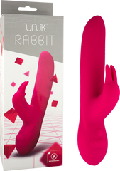 Seven Creations Unik Multi Function Rechargeable Rabbit Vibrator Red - - Rabbit Vibrators