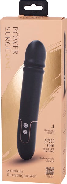 Seven Creations Power Surge One G Spot Vibrator Black - - G-Spot Vibrators