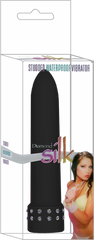 Seven Creations Diamond Silk Bullet Vibrator Black - - Bullet Vibrators