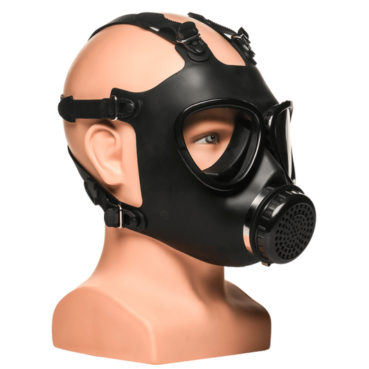 Master Series BDSM Play Inhaler Gas Mask With Bottle - - Bondage Hoods