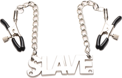 Master Series Enslaved Slave Chain BDSM Play Nipple Clamps - - Nipple and Clit Clamps