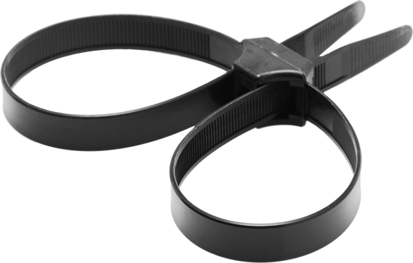 Master Series Misbehaved Black Zip Tie Police BDSM Cuffs - - Cuffs And Restraints