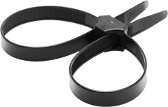 Master Series Misbehaved Black Zip Tie Police BDSM Cuffs - - Cuffs And Restraints