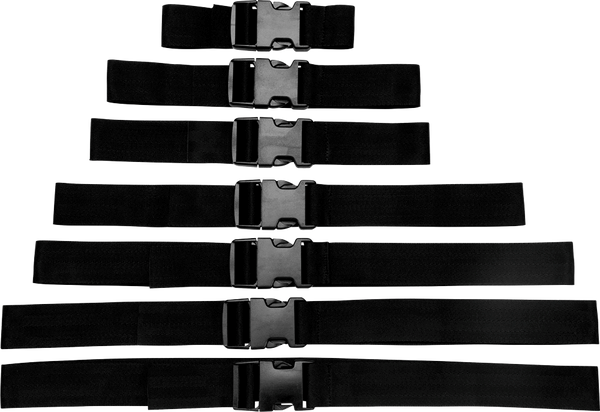 Master Series Subdued Full Body Bondage Strap Set - - Cuffs And Restraints