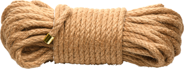 Master Series Tied Up Ultra Premium Braided Jute Bondage Rope 50 Feet - - Cuffs And Restraints