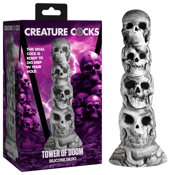 Creature Cocks Tower of Doom Silicone Dildo - - Realistic Dildos