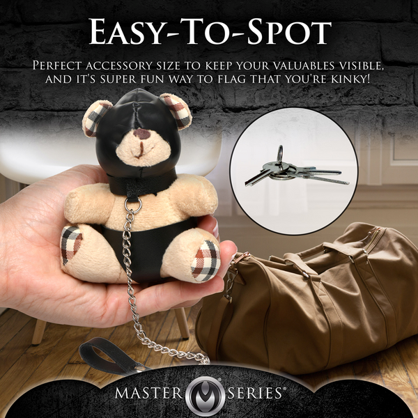 Master Series Hooded Teddy Bear Novelty Party Key Chain - - Party Gifts and Novelties
