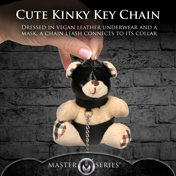 Master Series Hooded Teddy Bear Novelty Party Key Chain - - Party Gifts and Novelties