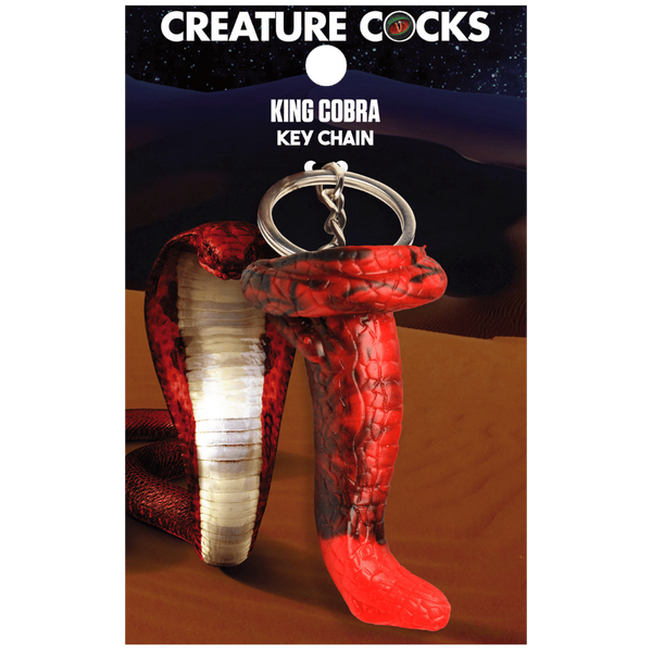 Creature Cocks King Cobra Mini Fantasy Dildo Key Chain - - Party Gifts and Novelties