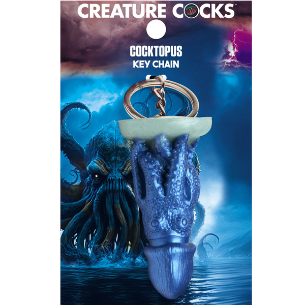 Creature Cocks Cocktopus Fantasy Dong Fun & Cute Key Chain - - Party Gifts and Novelties