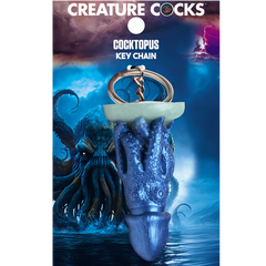 Creature Cocks Cocktopus Fantasy Dong Fun & Cute Key Chain - - Party Gifts and Novelties