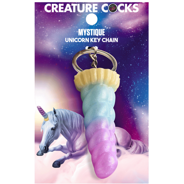 Creature Cocks Mystique Unicorn Fun & Cute Novelty Key Chain - - Party Gifts and Novelties