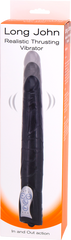 Seven Creations Long John Realistic Thrusting Vibrator - - Vibrating Dildos
