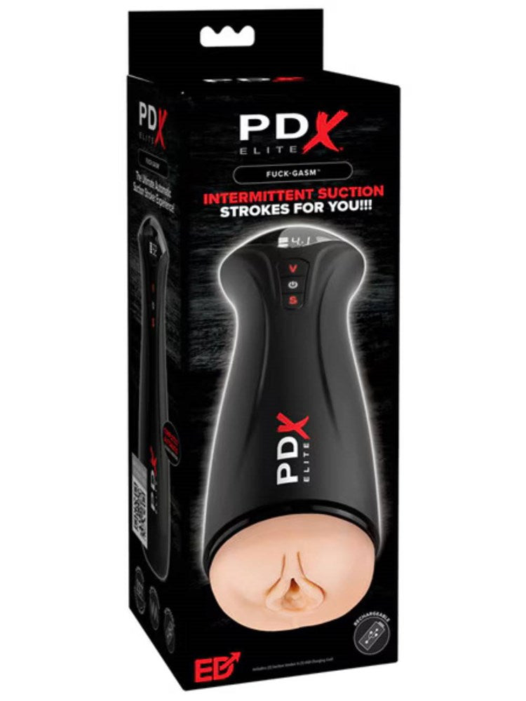 Pipedream Products PDX Elite Fuck Gasm Realistic Male Masturbator - - Masturbators and Strokers