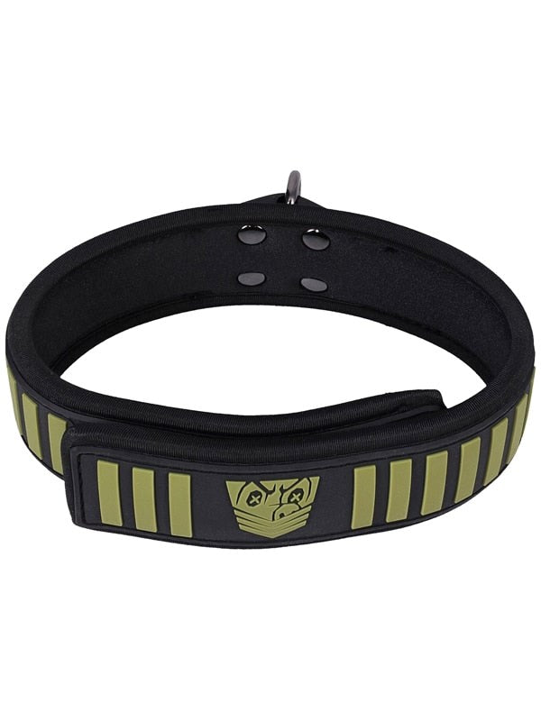 Doc Johnson Fort Troff Tactical Bondage Collar & Leash with Velcro Tech - - Collars and Leads
