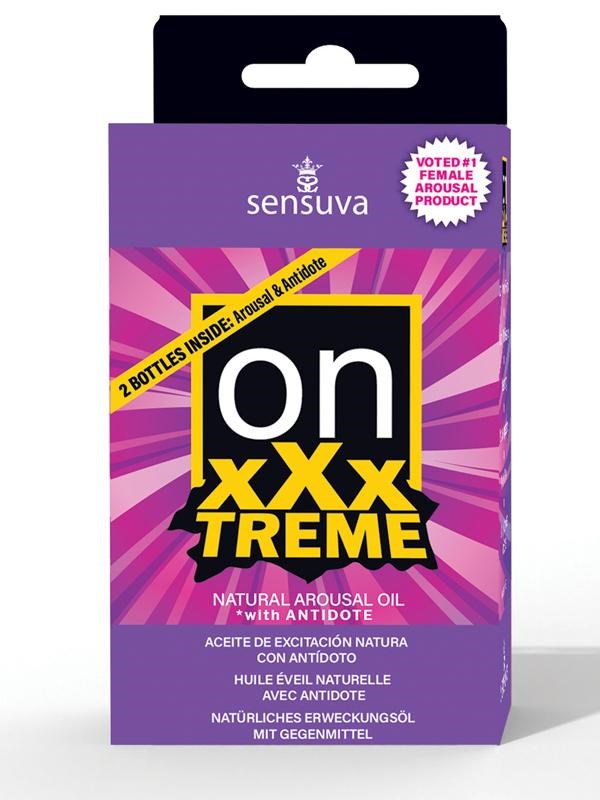 Sensuva On XXX Treme Arousal Oil Medium Box 5ml Intense Clitoral Enhancement - - Massage Oils and Lubricants