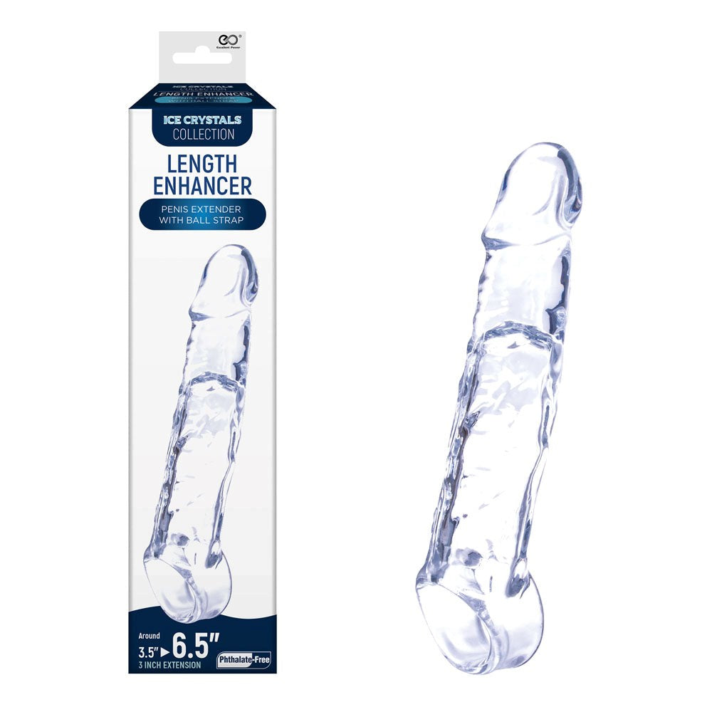 NANMA Corporation Excellent Power Ice Crystals Length Enhancer Penis Extension - - Penis Sleeves and Extenders