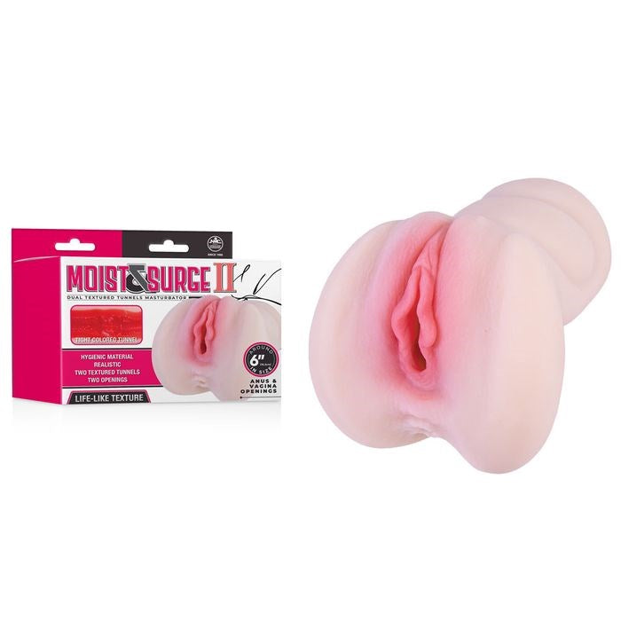 NANMA Corporation Excellent Power Moist and Surge II Dual Layer Vagina Masturbator - - Realistic Butts And Vaginas