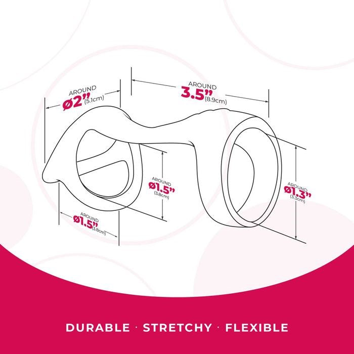 NANMA Corporation Excellent Power Strap The Balls Silicone Cock Strap Ball Stretcher - - Ball and Cock Toys