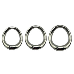 BDStyle Stainless Steel Magnetic Curved Cock Ring - - Steel Cock Rings