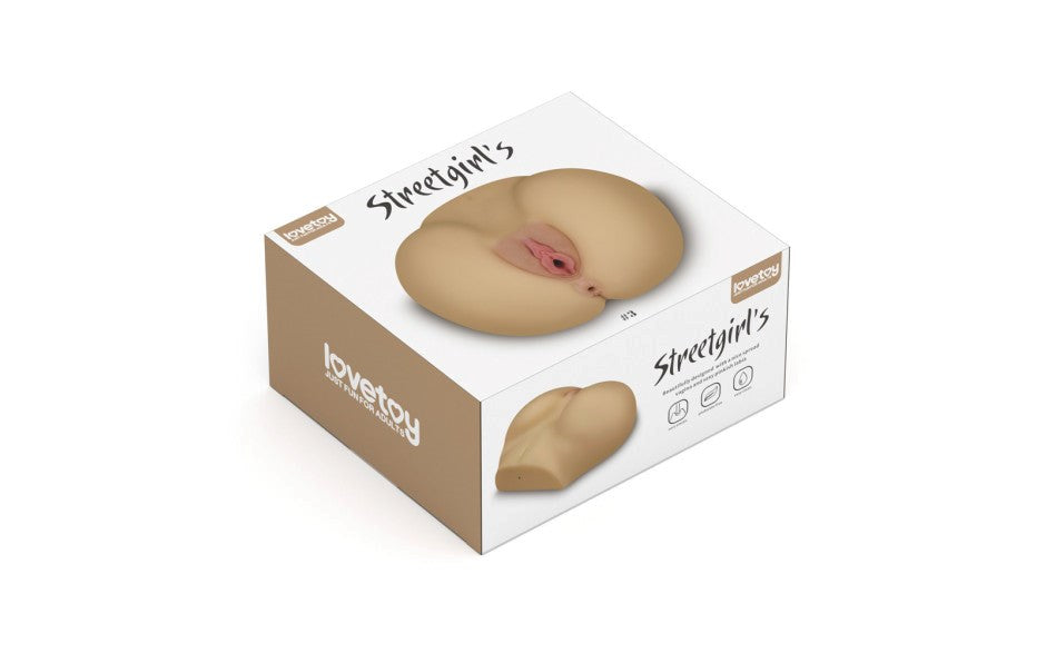 Lovetoy Streetgirls #3 Ivy Realistic Male Masturbator - - Realistic Butts And Vaginas