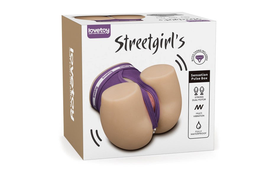 Lovetoy Streetgirls Lena Dual Motor Automatic Pulse Pussy & Ass Masturbator - - Realistic Butts And Vaginas