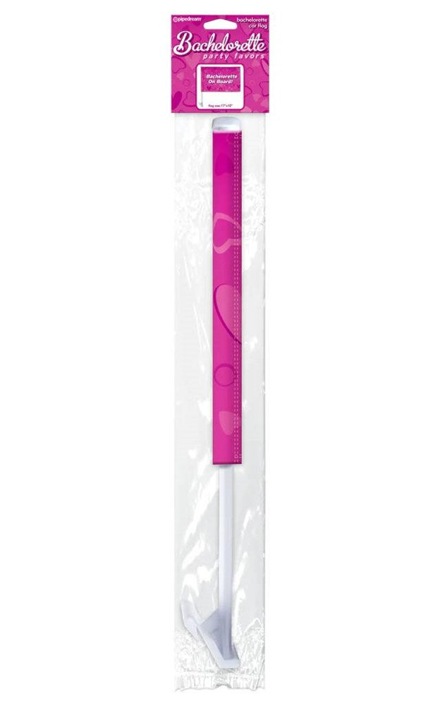 Pipedream Products Pipedream Bachelorette Party Car Flag Pink Vehicle Display - - Party Gifts and Novelties