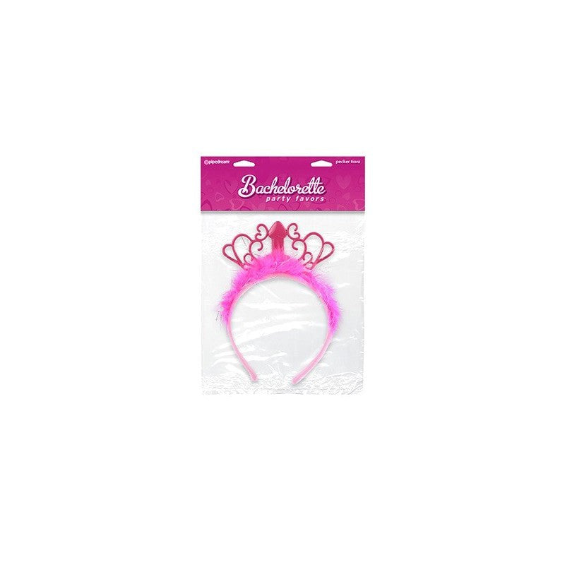 Pipedream Products Pipedream Tiara Bachelorette Party Favours Pecker Pink Crown - - Party Gifts and Novelties
