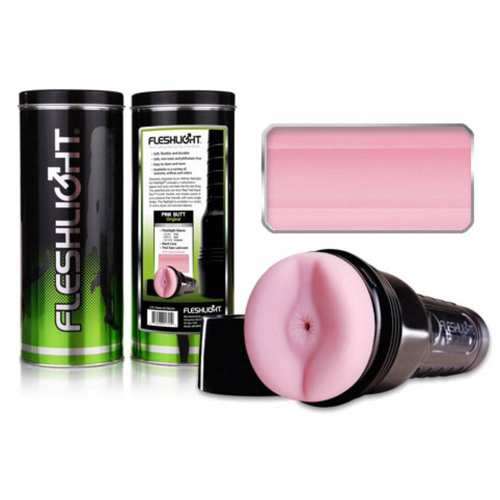 Fleshlight Pink Butt Original Realistic Male Masturbator with Smooth Canal - - Fleshlight Male Masturbators
