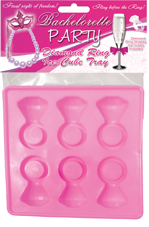 Hott Products Bachelorette Party Diamond Ice Cubs Tray 2 Pack - - Party Gifts and Novelties