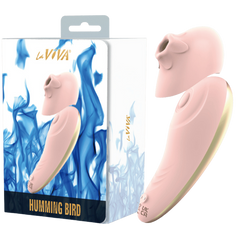 La Viva Hummingbird Tapping and Vibrating Clitoral Massager Pink - - Clit Ticklers and Pulsators