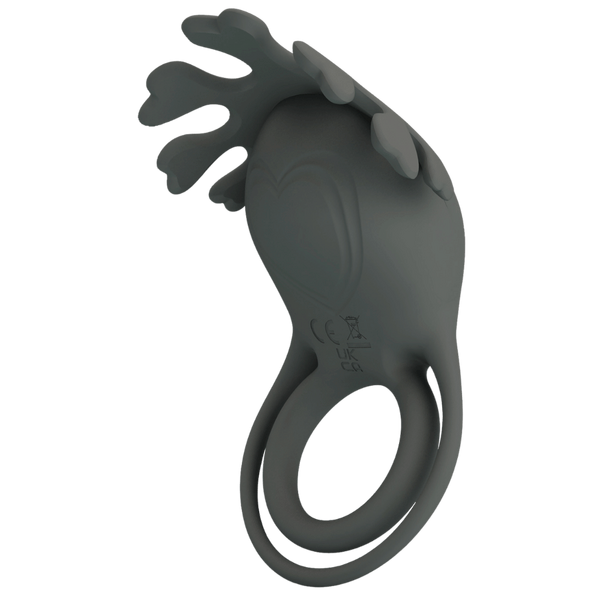 Pretty Love Ruben 7 Function Master Vibrating Cock Ring Grey - - Vibrating Cock Rings