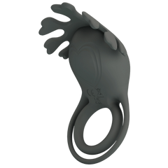 Pretty Love Ruben 7 Function Master Vibrating Cock Ring Grey - - Vibrating Cock Rings