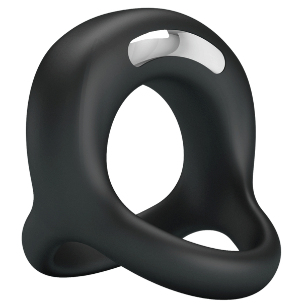 Pretty Love Elliott 10 Function Vibrant Penis Ring Black - - Vibrating Cock Rings