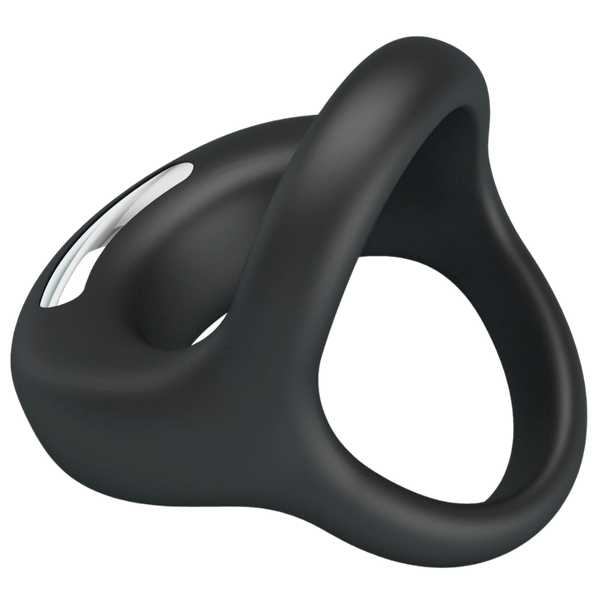 Pretty Love Elliott 10 Function Vibrant Penis Ring Black - - Vibrating Cock Rings