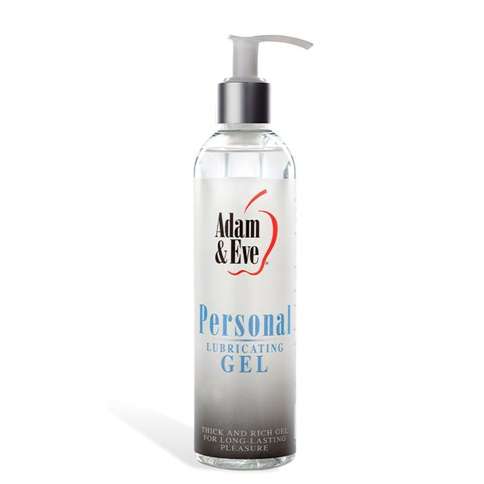Adam & Eve Personal Water Based Adult Gel Lubricant 237 ml Long Lasting Formula - - Water Based Lubes
