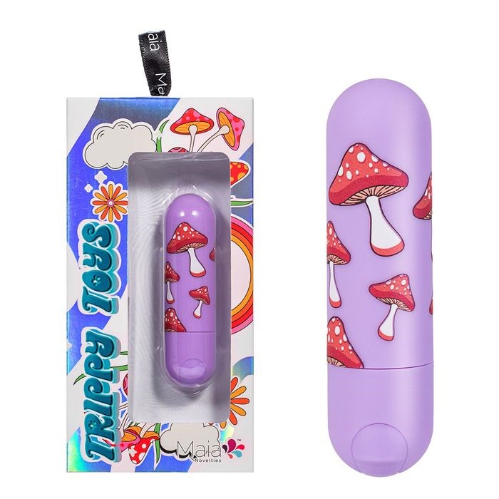 Maia Toys Maia JESSI Trippy USB Rechargeable Bullet Vibrator Lavender Powerful - - Bullet Vibrators