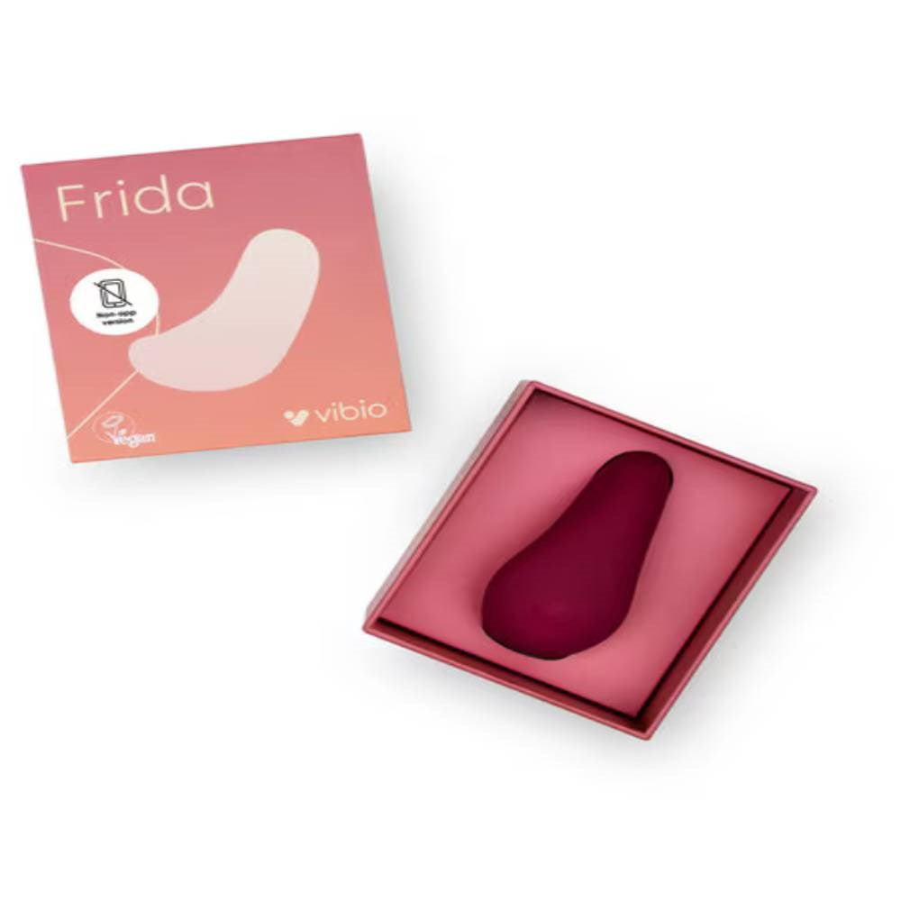 Vibio Frida Lay On 5 Functions Wearable Clitoral Vibrator Plum Hands Free - - Clit Ticklers and Pulsators