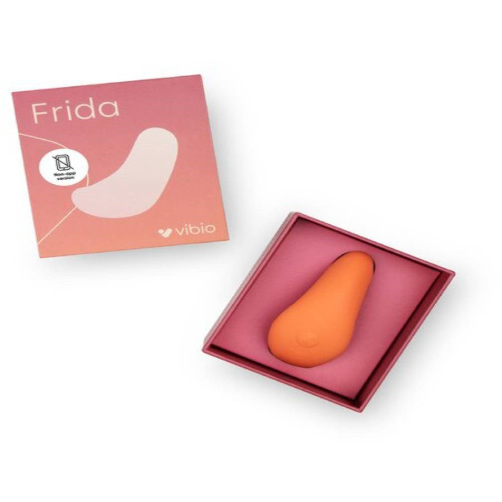 Vibio Frida Lay On 5 Functions Wearable Clitoral Massager Peach with Flexible - - Clit Ticklers and Pulsators